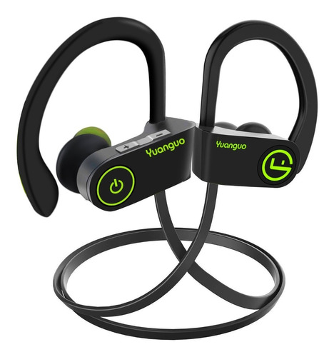 Audífonos Deportivos Bluetooth Hd Ipx7 Impermeables Negro