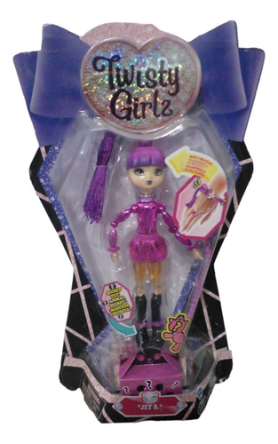 Twisty Girlz Jet B + Twistys Petz Twirly Hippo Y Dazzle-star