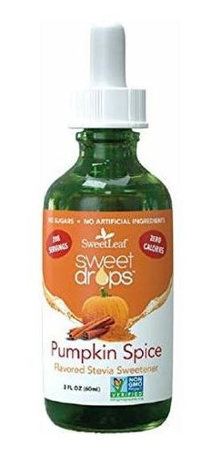 Sweet Leaf Tea Liquid Stevia Pumpkin Spice 2 Oz De Sweetlea
