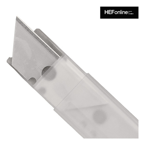 Cuchillas Repuesto Cutter Rasqueta Trapezoidal Acero X 10u