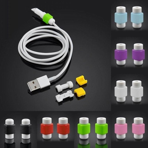 50 Protector Cable D Datos Celular iPhone iPad Apple Android