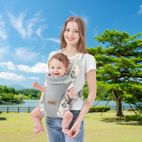 Portabebés Con Soporte Lumbar Ergonómico, Ajustable Y Transp