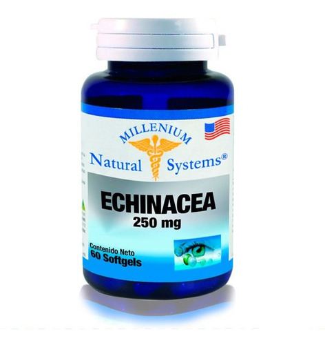 Echinacea 250 Mg 60 Cap Natural Sys - Unidad a $321