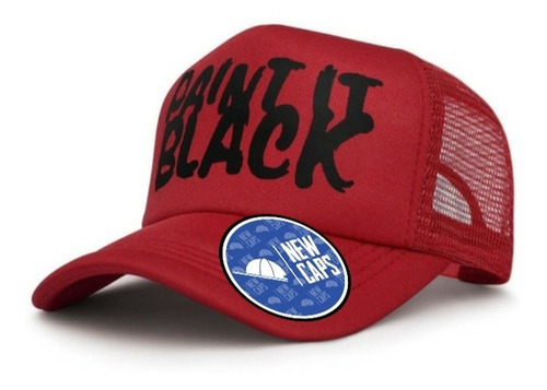 Gorra Trucker Paint In The Black Rock New Caps #intheblack