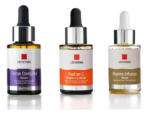 Kit Serum Tense Complex + Radian C + Plasma Infusion Lidherm