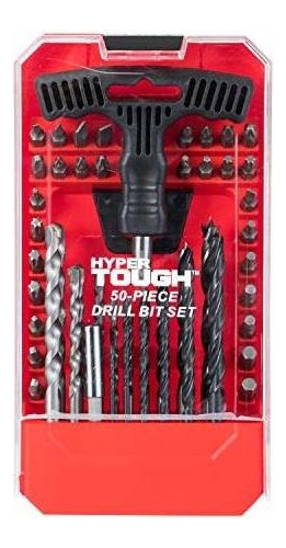 Juego De Brocas Y Destornillador Hyper Tough De 50 Piezas Co