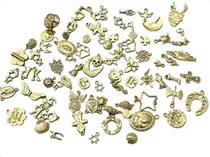 Comprar Kit Dijes Dorados Modelos Surtidos Bisuteria Pulsera 100 Pzs