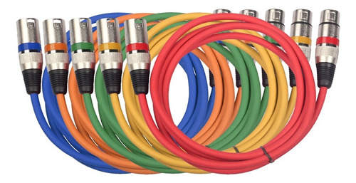 Cable De 3.2 Pies, 5 Paquetes De Colores: Cable