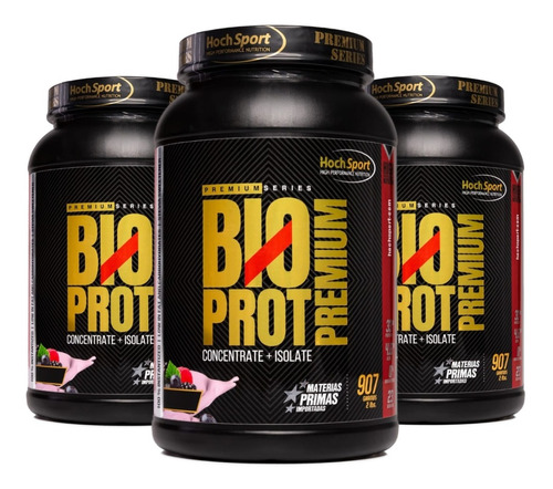 3 Bio Prot Isolate Premium 2 Lbs (907grs) Whey Protein