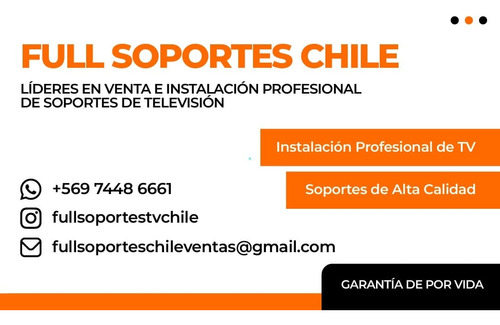 Bases Y Soportes Para Tv  Con Instalación Incluida 