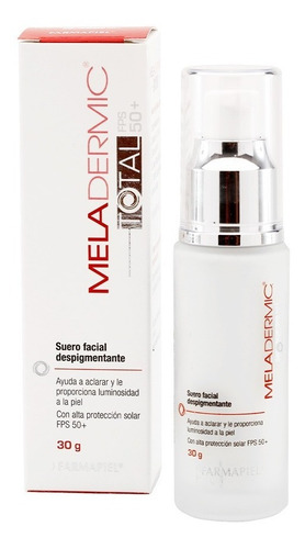 Imagen 1 de 7 de Suero Facial Aclarador Despigmentante Meladermic Fps 50+ 30g