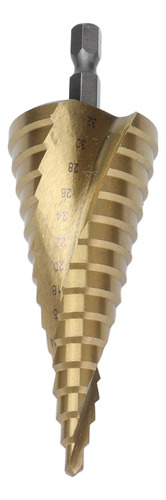 Broca Escalonada Step Bit Fast Change Hss Ti Coated Spiral