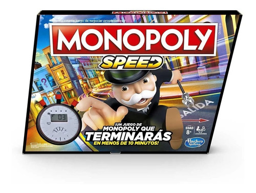 Monopoly Speed En Español Original Hasbro