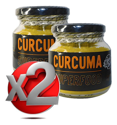 Cúrcuma En Polvo X 2 Terra Verde Super Alimento 200 Grs