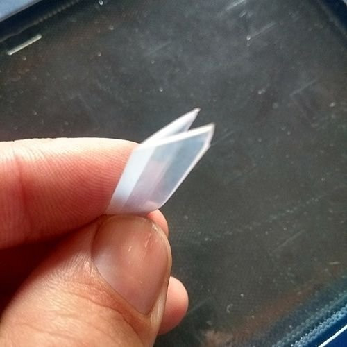 Guarnição De Silicone Em V P/ Envidraçamento De Sacada - 10m