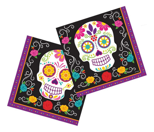 Servilleta Licencia Catrina Decoracion Halloween Big Party