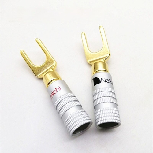 Imagen 2 de 6 de Conectores Banana Nakamichi Y/u Hifi Pack 4 Unidades 2 Pares