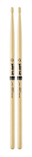 Palillos Promark Pw5bw Oak 5b Punta Madera Color Marrón Claro