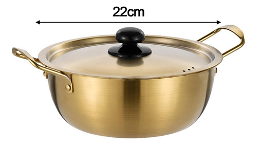 Olla De Ramen De Acero Inoxidable Premium Para Cocina 22cm