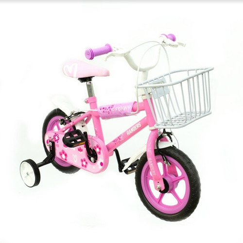 Imagen 4 de 9 de Bicicleta Para Niño Rodado 12 Color Rosa Marca Randers Mg
