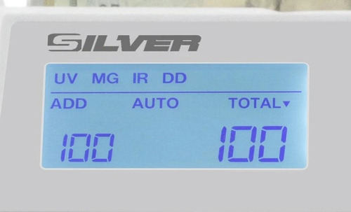 Imagen 4 de 7 de Detectora Billetes Falsos Accubanker Silver S1070 Portátil