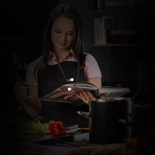 Para Uma Luz De Leitura Led Montada No Pescoço, Uso