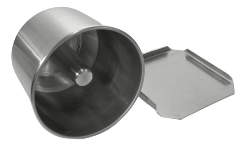 Forma Para Panetone Trufado Com Tampa Em Aluminio Furo Meio