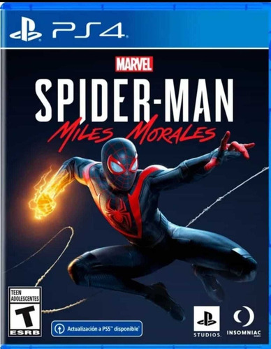 Spider Man Miles Morales Ps4 Y Ps5 Juego Físico Y Sellado.