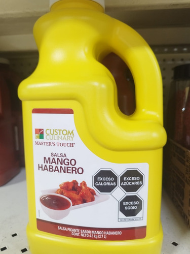 Pack 2 Salsa Mango Habanero Y Lemon Pepper Custom Culinary