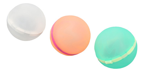 Globo De Agua, 3 Unidades, Reutilizable, De Silicona, Autose