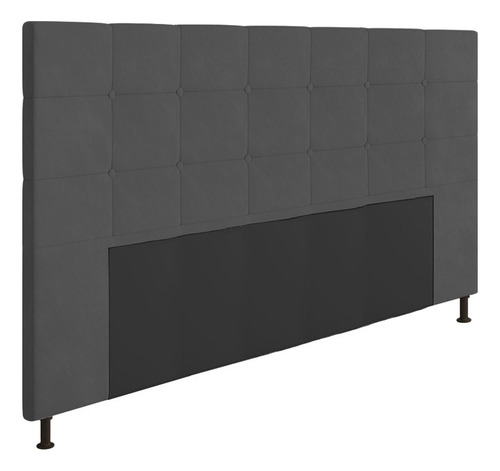 Cabeceira Stambul Para Cama Box King 195 Cm Suede - D'rossi