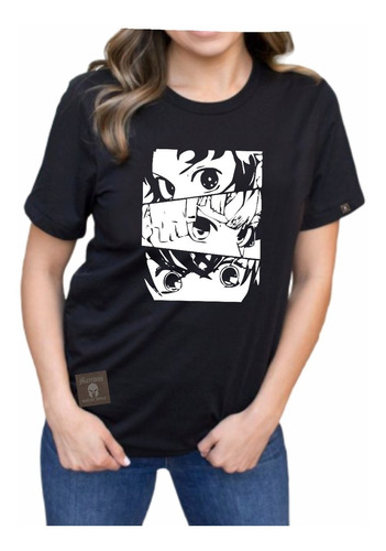 Polera Demon Slayer Kimetsu No Yaiba Tanjiro Nezuko Unisex