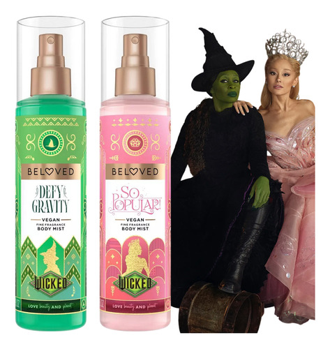 Wicked Dúo Body Mist Glinda Y Elphaba Ariana Grande Original