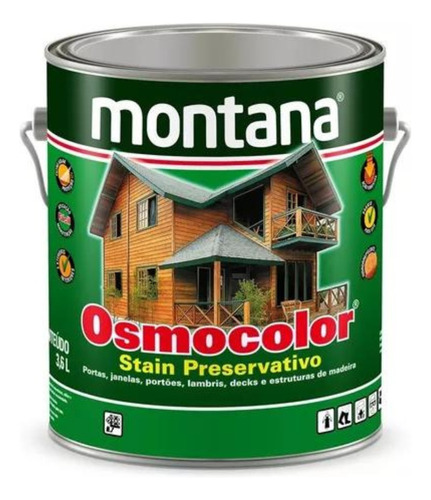 Verniz  Montana Osmocolor Verniz  Black Com Acabamento Acetinado Para Exterior
