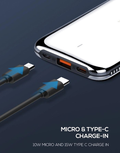 Power Bank Mirkat 10000 Mah Carga Rápida + Envio Gratis