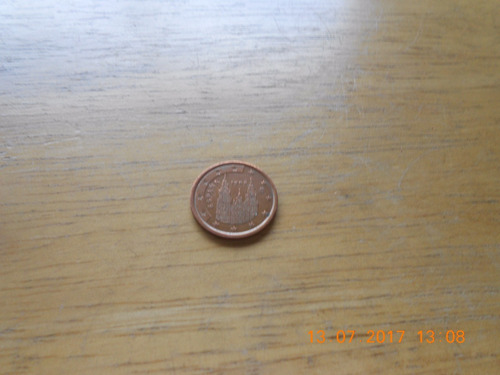 Euro España Moneda De 5 Centavos Año 1999