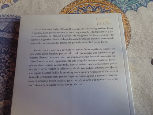 Juana - Pacho O' Donnell - Sudamericana (Usado)