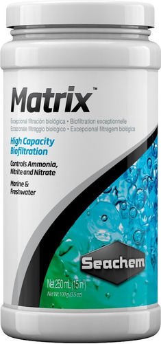 Seachem Matrix 250ml Material Filtrante Controla No2 No3 Nh