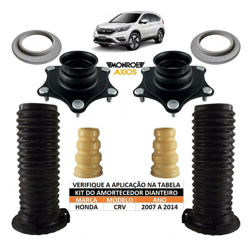 Par Coxim Axios Batente Coifa Rol. Amort Dianteiro Crv 2010