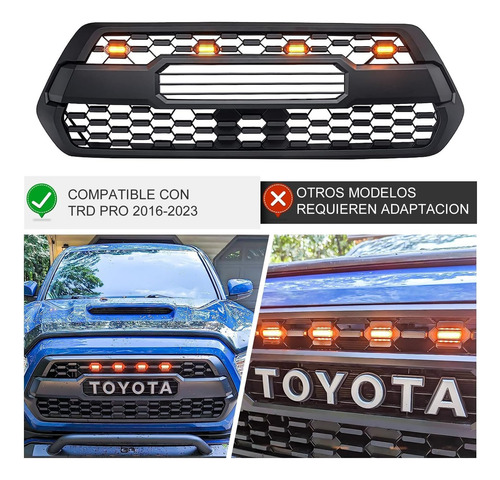 4 Leds Drl De Parrilla Ambar Trd Pro 2016-2023 Luz De Día