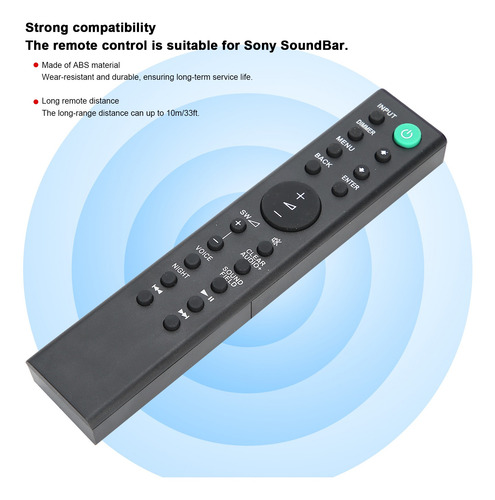 Substituição De Controle Remoto Apto Para Sony Htrt3 Htct390