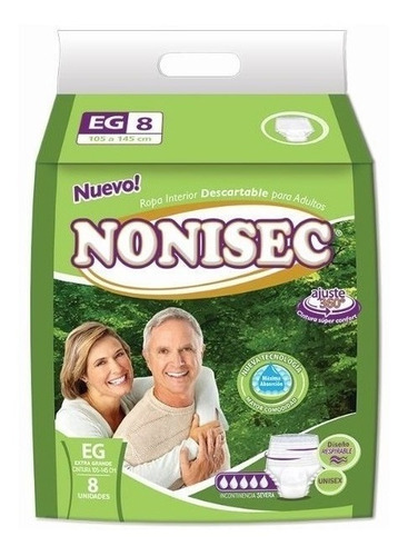 Nonisec Ropa Interior Bombacha Adultos Xg X 80 Unidades