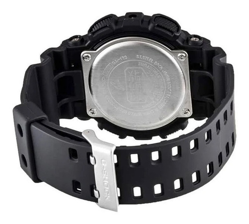 Reloj Casio G-shock GA-120-1adr, color de la correa: negro, color del bisel: negro, color de fondo: negro