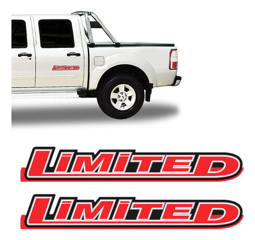 Adesivo Emblema Lateral Limited Ranger 2010 2011 2012 - Par