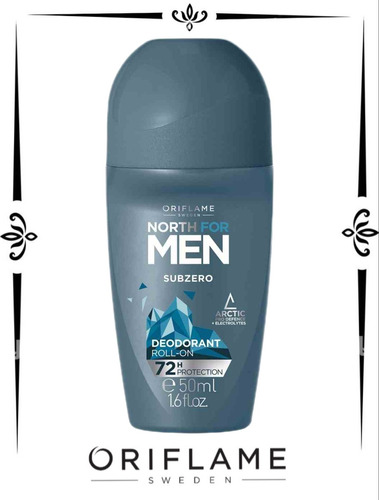 Desodorante Roll - On Masculino Subzero. Oriflame 