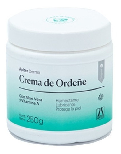Crema De Ordeñe Apiter® 250g Con Aloe Vera Y Vitamina A