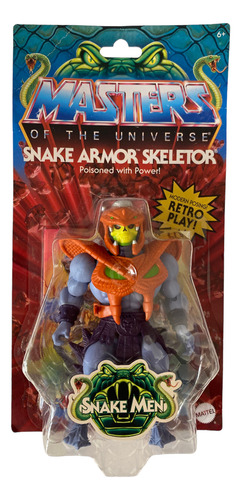 Snake Armor Skeletor Snake Men Motu Origins Retro Mattel W12 (Usado)