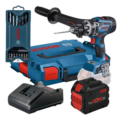 Parafusadeira Bosch Profissional Gsb18v-150 Biv+broca X-line