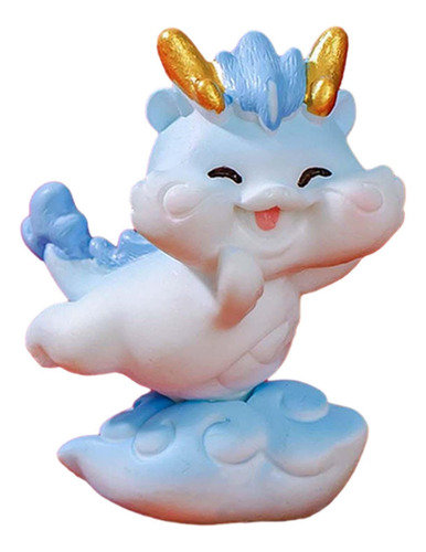 Mini Figura De Dragón Decorativa Para Chimenea, 6 Uds.