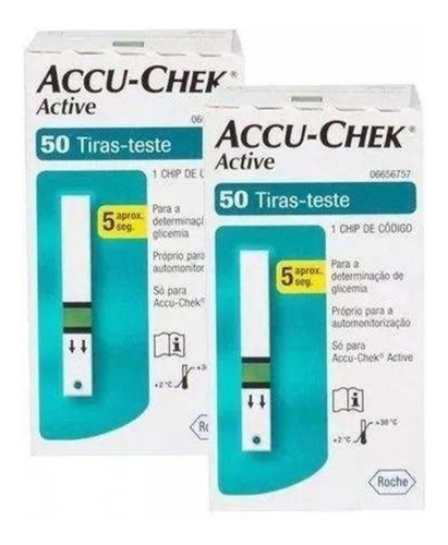 Tiras Reactivas Accu-chek Active X100